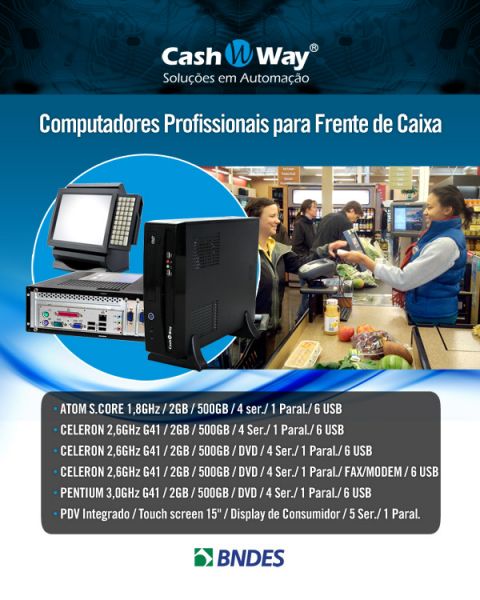 Computador Cash Way - CW676 - JSF Informatica & Eletrônica